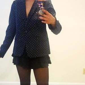 Liz Claiborne Polka Dot Blazer Size Medium